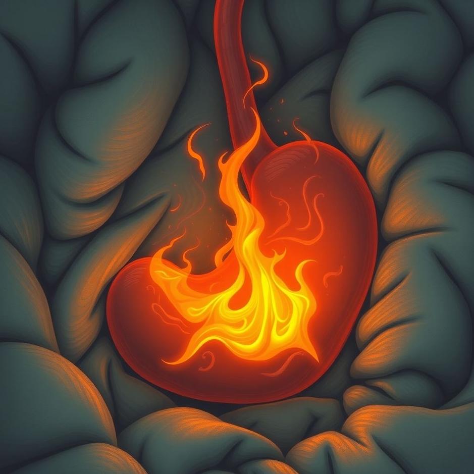 Dream : Burning stomach in a dream