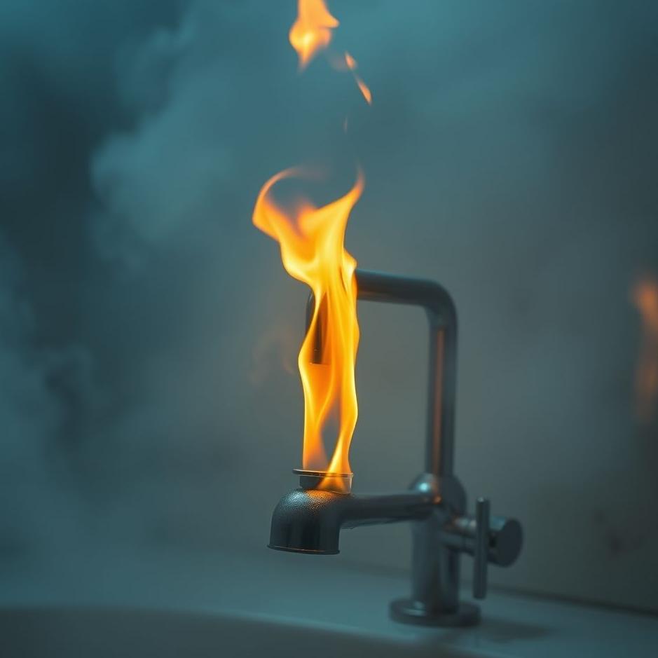 Dream : Burning tap in a dream