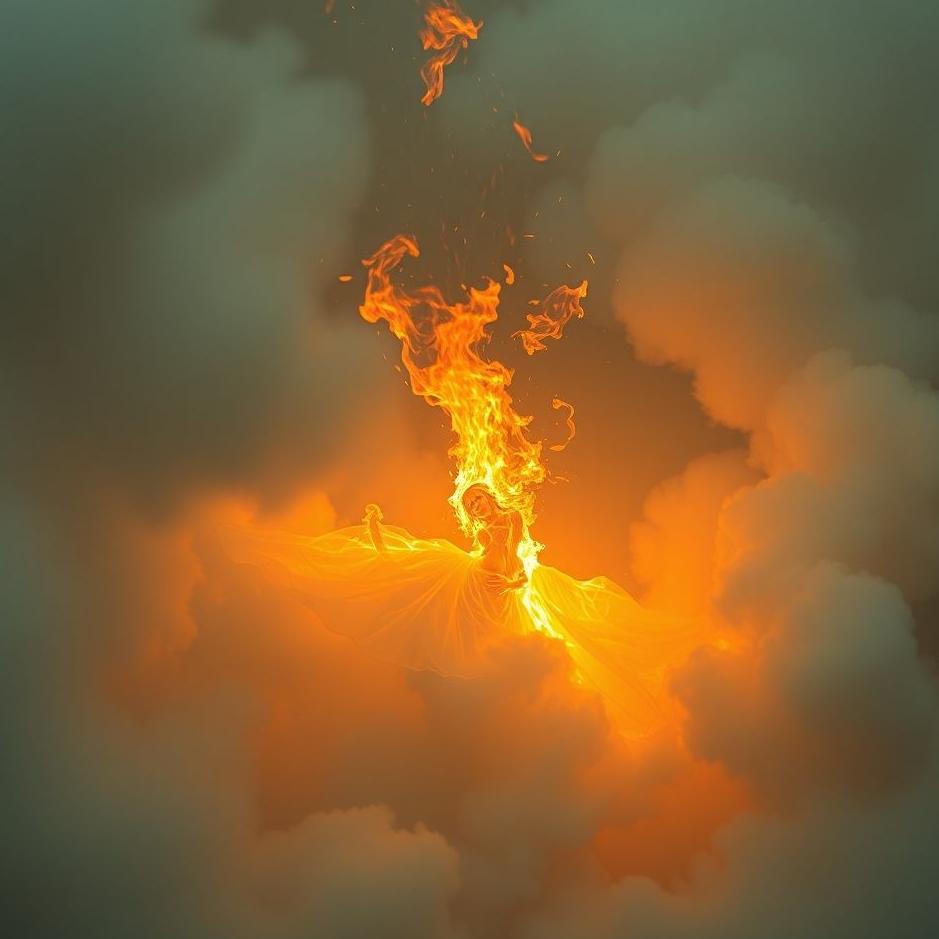 Dream : Burning the lady in the dream