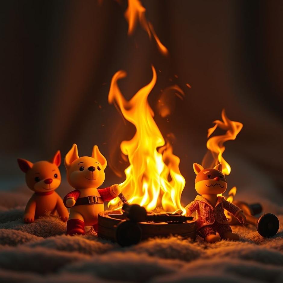 Dream : Burning toys in a dream