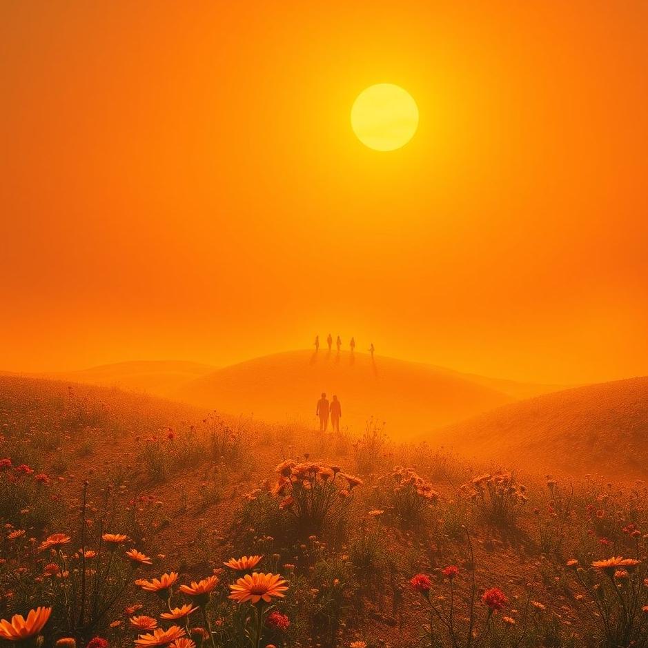 Dream : Burning under the sun in a dream