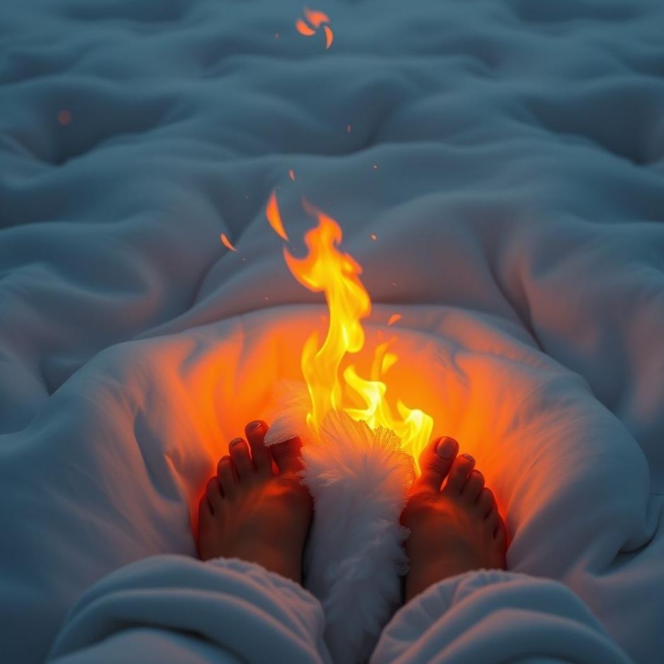 Dream : Burning your feet in the dream