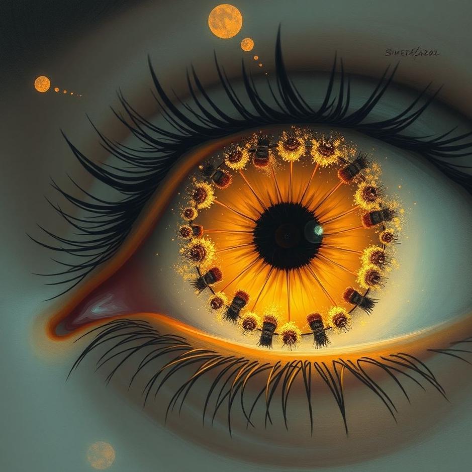 Dream : Burrs in the eye in a dream