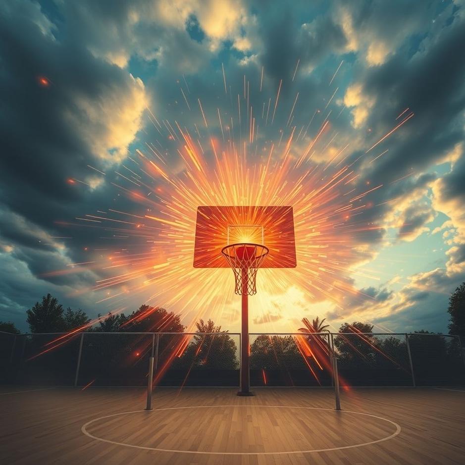 Dream : Burst basketball in a dream
