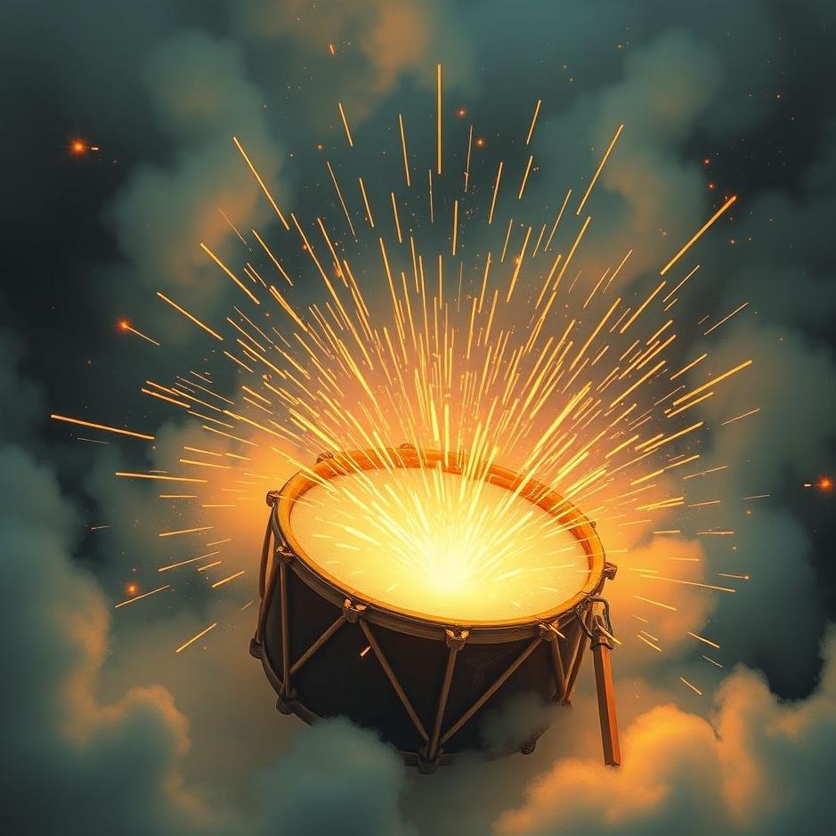 Dream : Burst drum in a dream