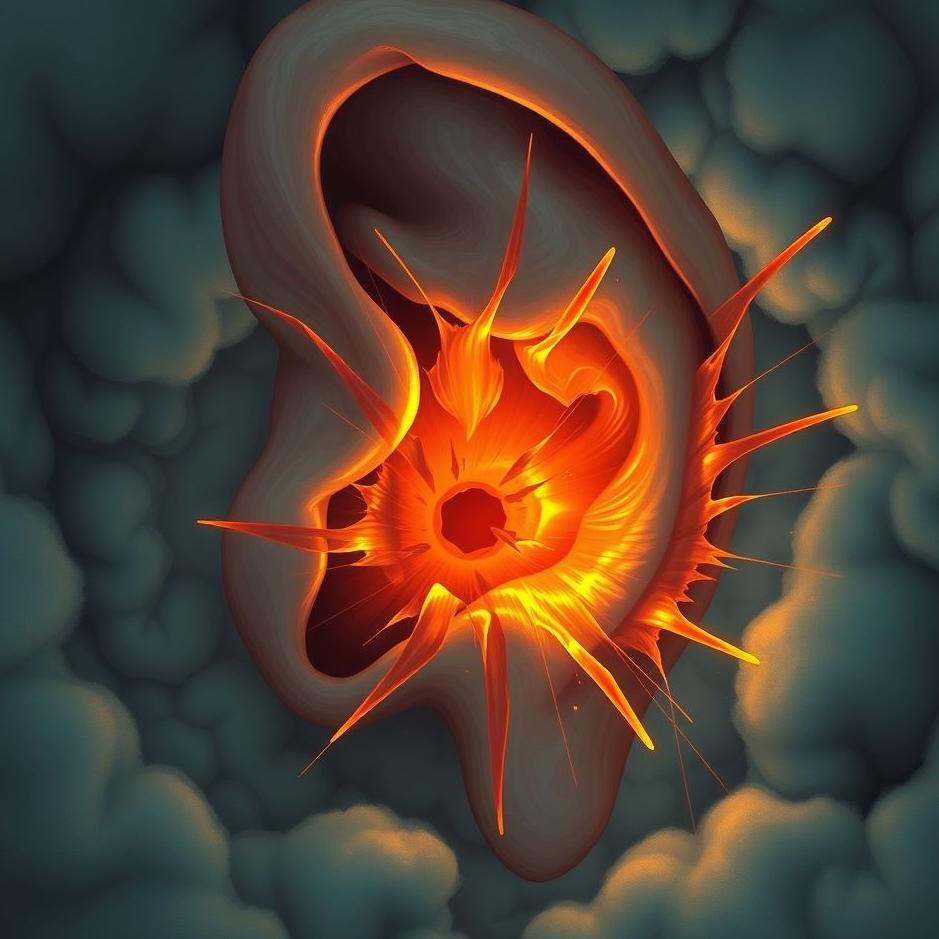 Dream : Burst eardrum in a dream