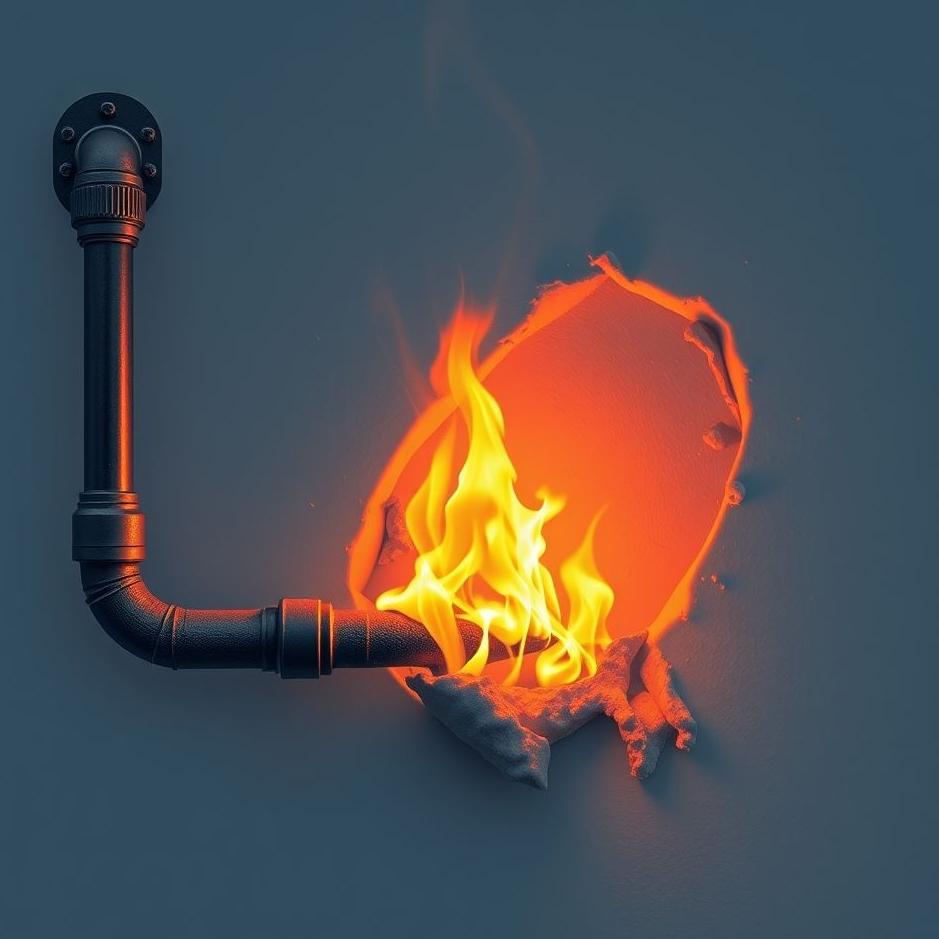 Dream : Burst heating pipe in a dream