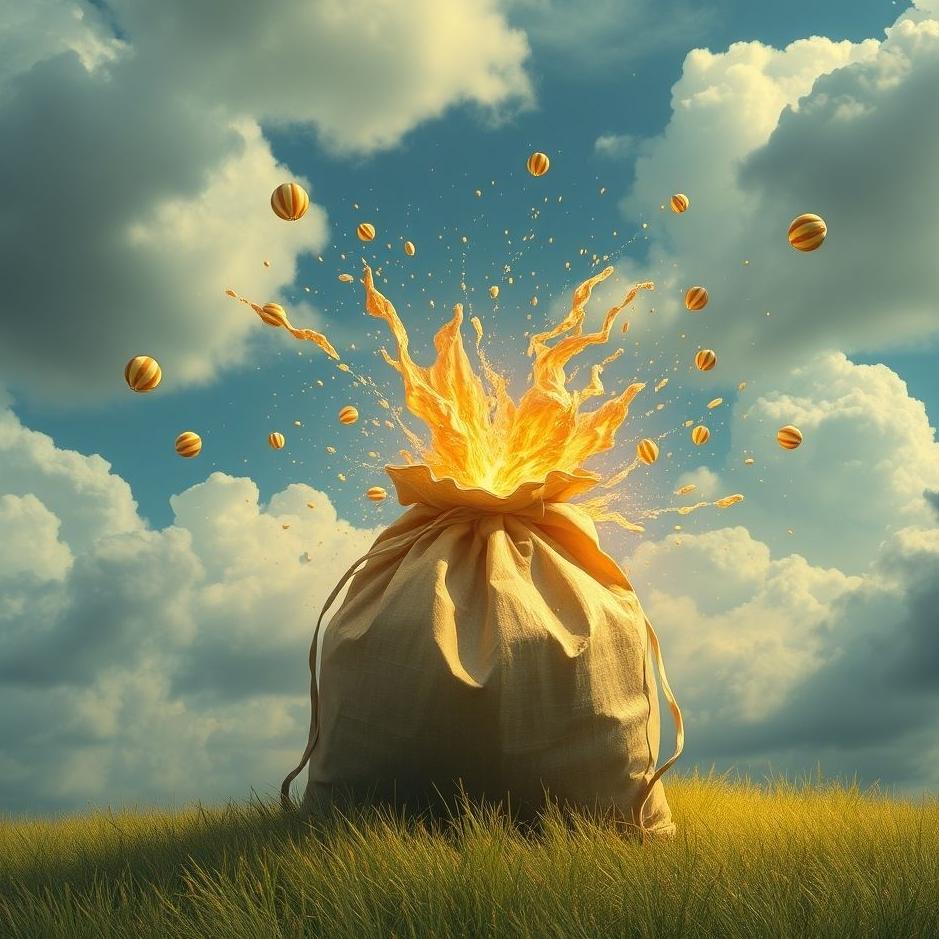 Dream : Bursting a bag in a dream
