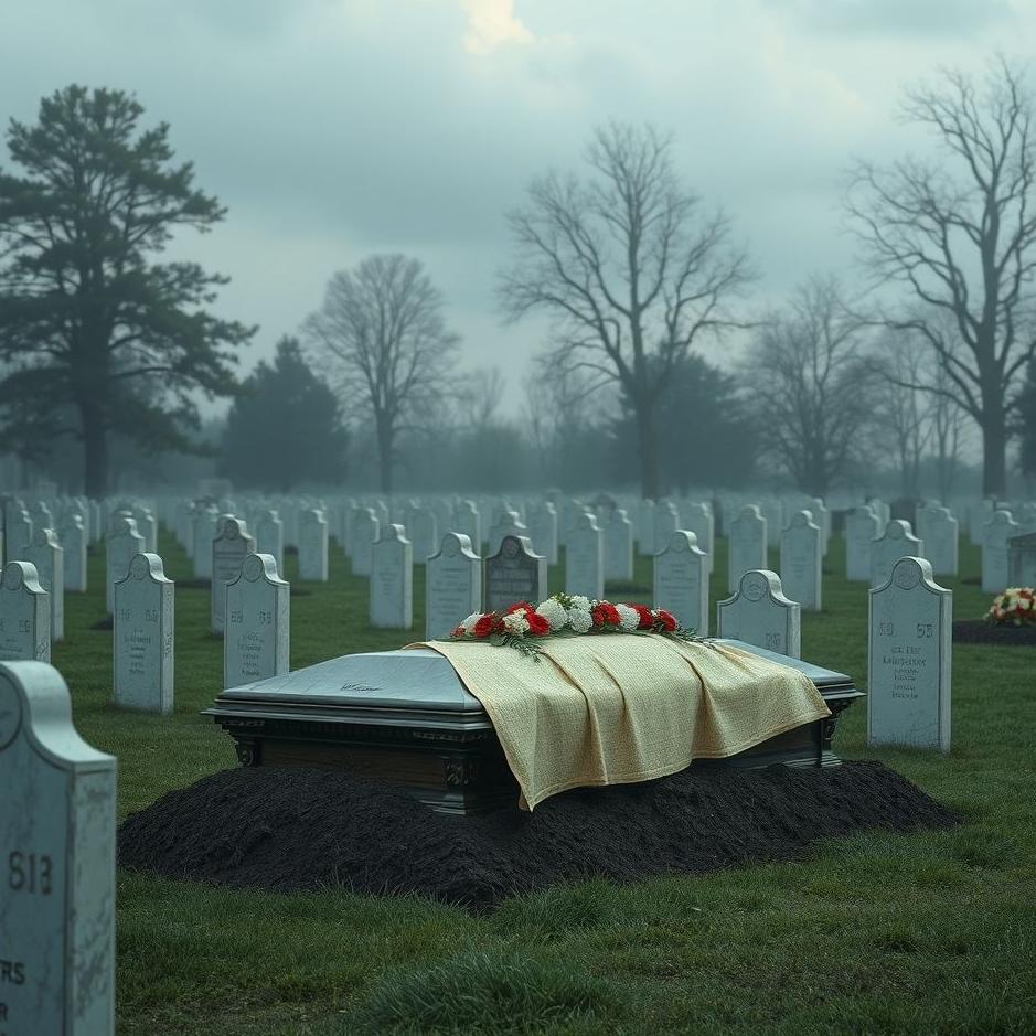 Dream : Burying a funeral in a cemetery in a dream