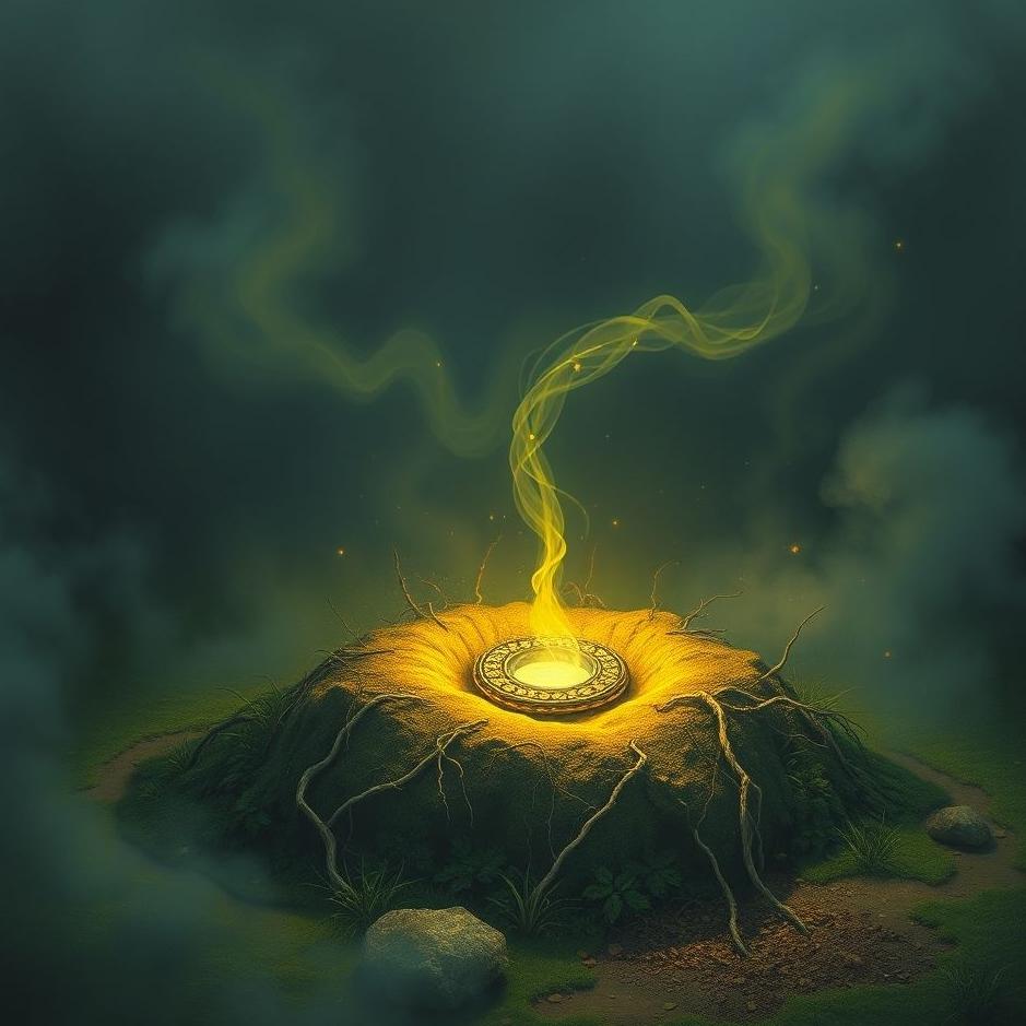 Dream : Burying an amulet in the ground in a dream