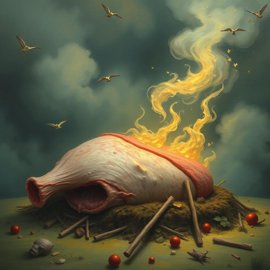 Dream : Burying meat in a dream