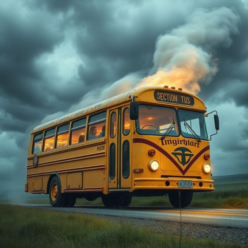 Dream : Bus being stoned in a dream