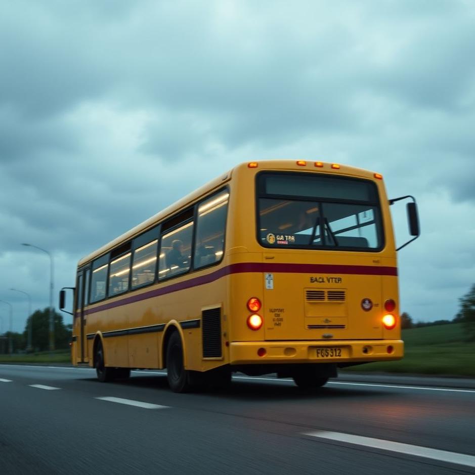Dream : Bus going backwards in a dream