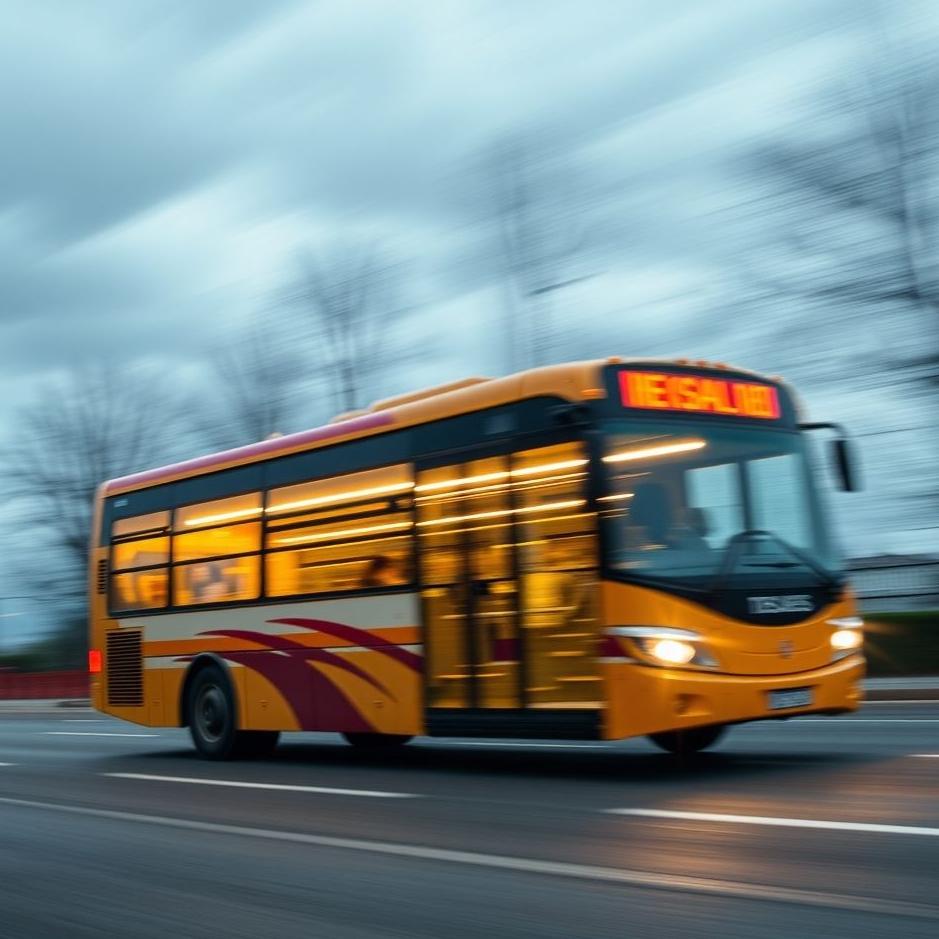 Dream : Bus going very fast in a dream