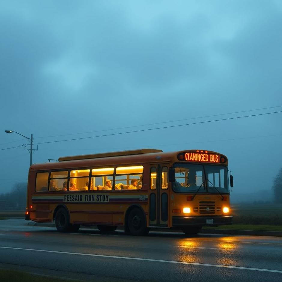 Dream : Bus stopping in a dream