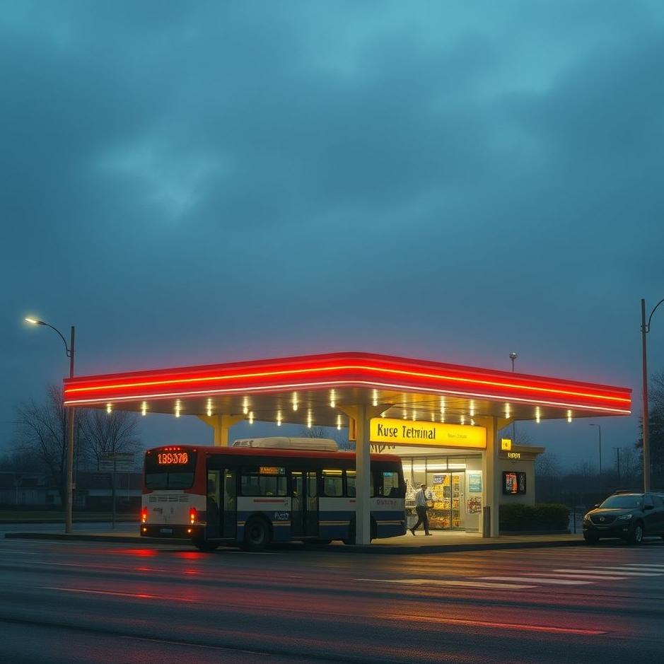 Dream : Bus terminal in a dream