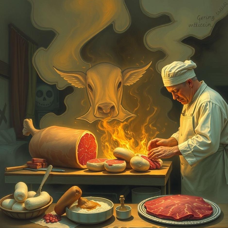 Dream : Butcher and meat in a dream