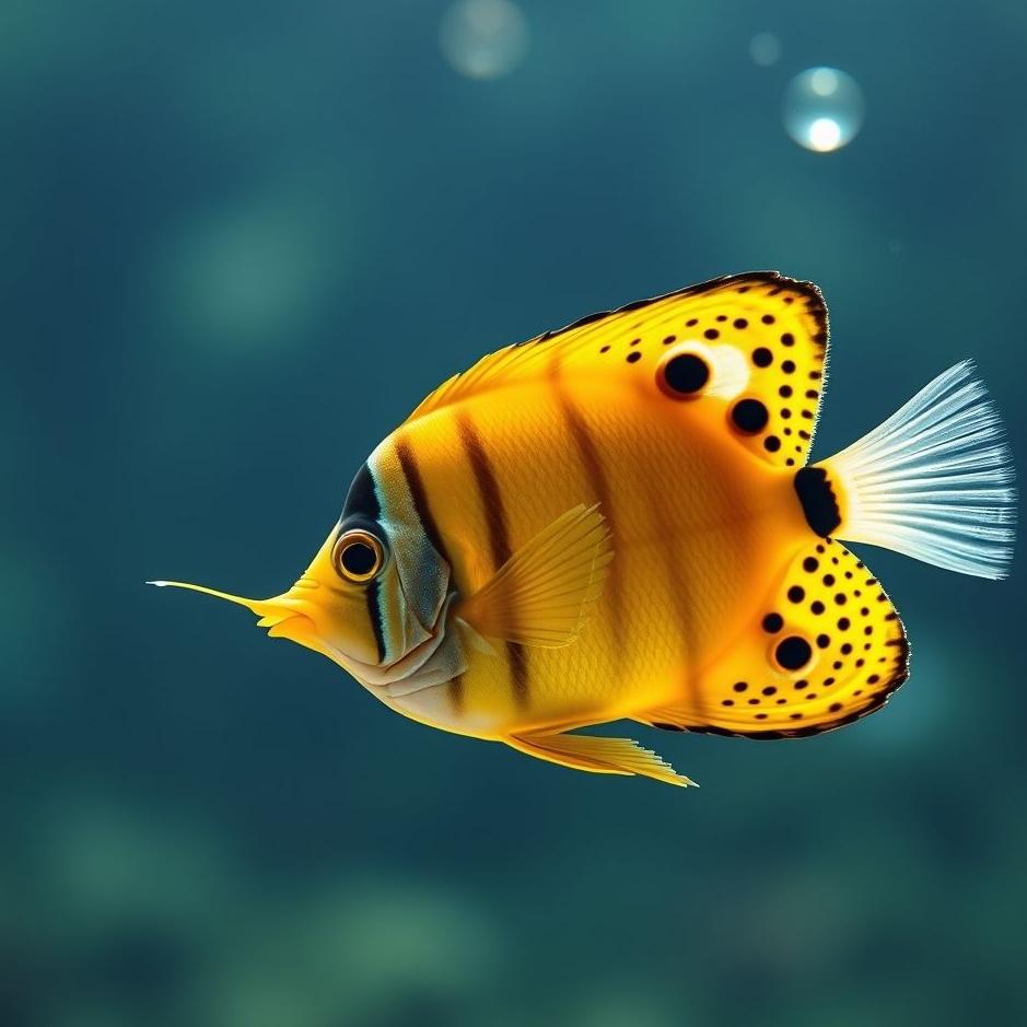 Dream : Butterfly fish in a dream