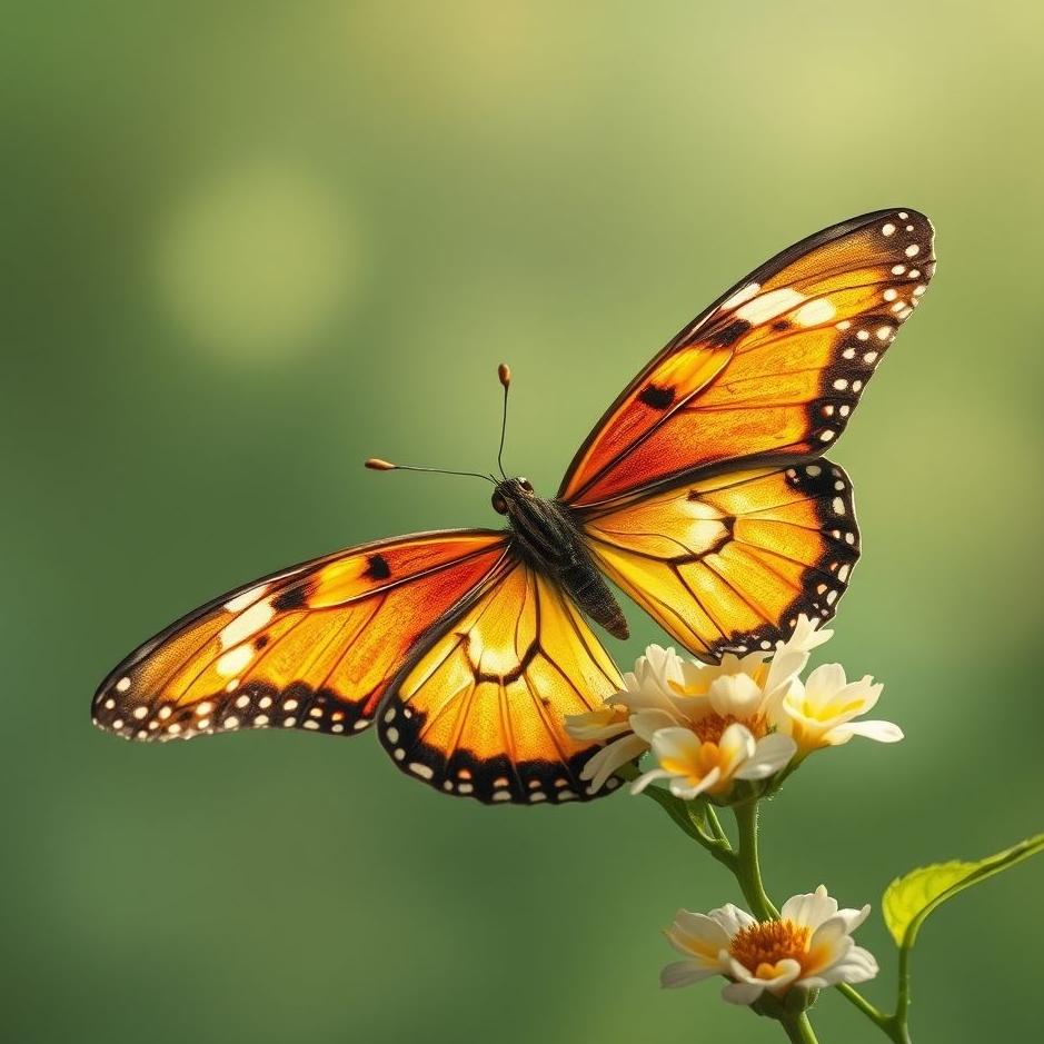 Dream : Butterfly on your shoulder in a dream