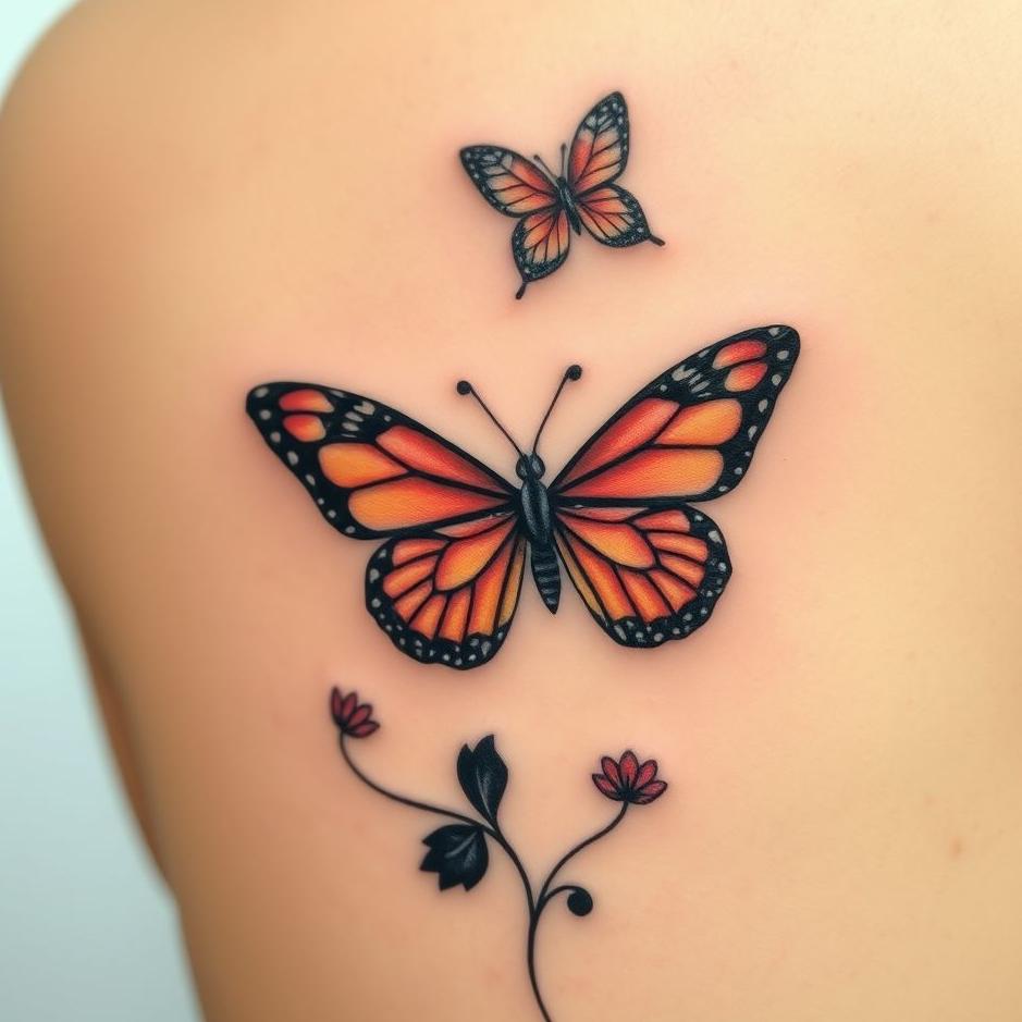 Dream : Butterfly tattoo in a dream