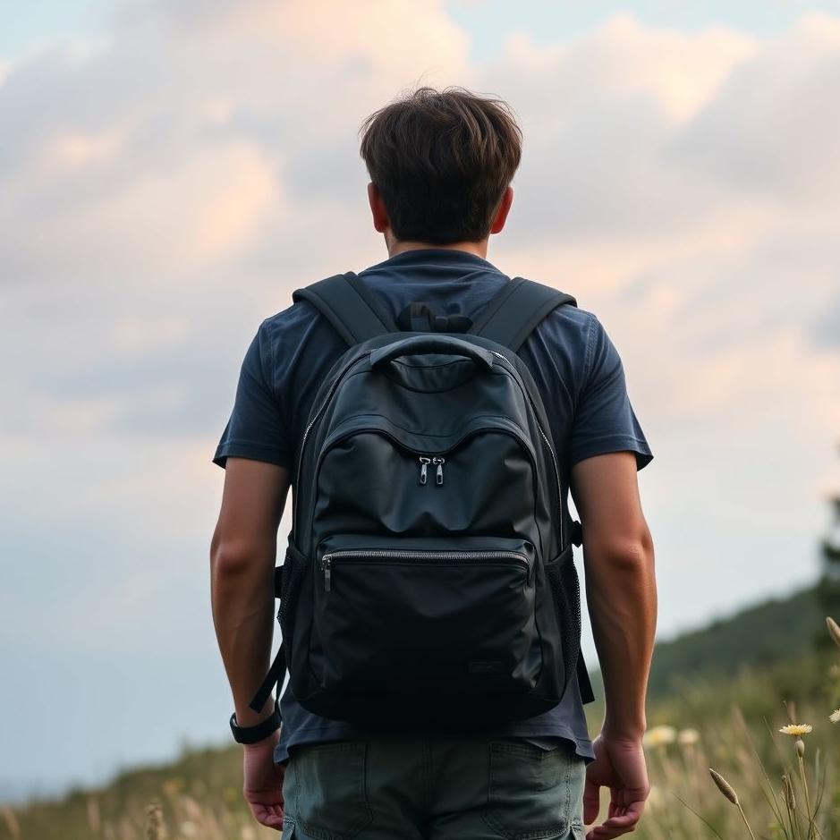Dream : Buying a black backpack in a dream
