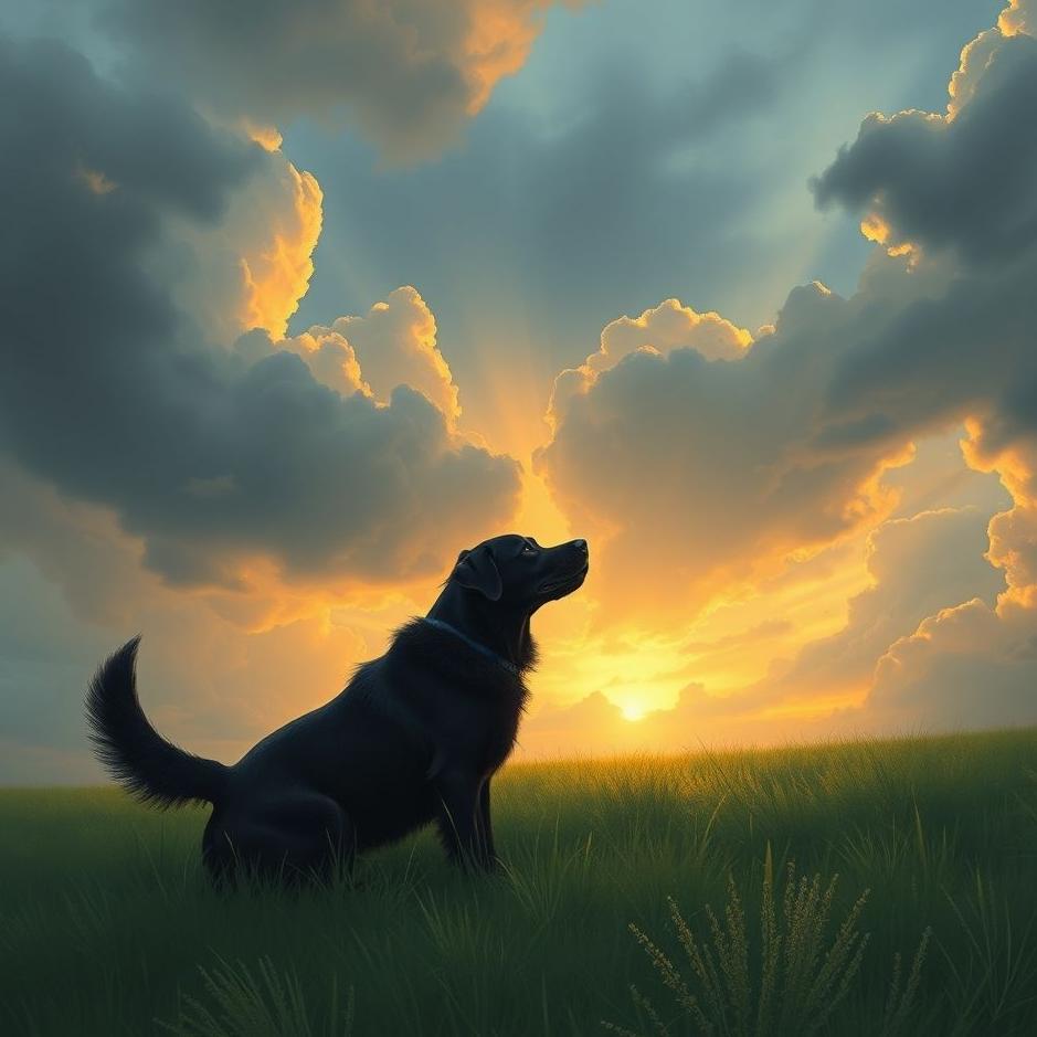 Dream : Buying a black dog in a dream