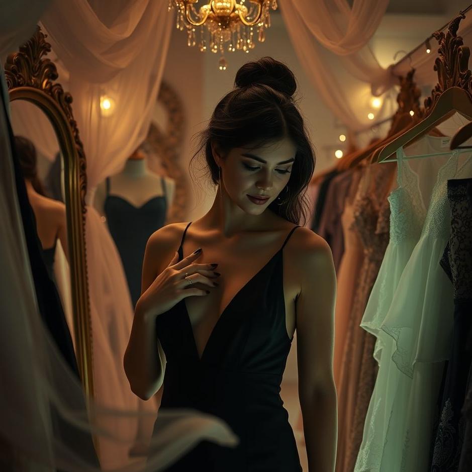 Dream : Buying a black dress in a dream