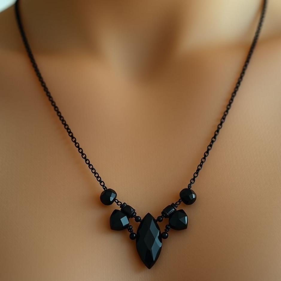 Dream : Buying a black necklace in a dream
