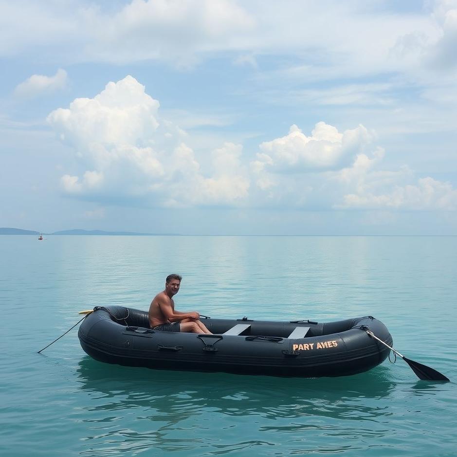 Dream : Buying a black raft in a dream
