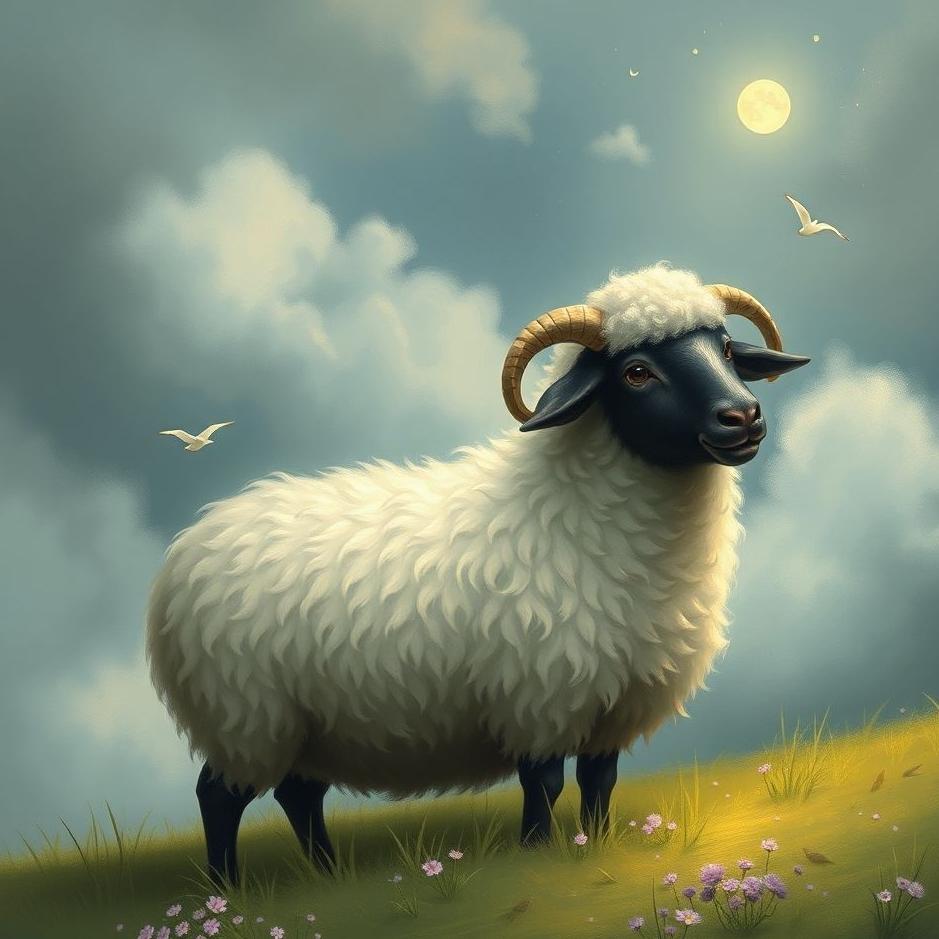 Dream : Buying a black sheep in a dream