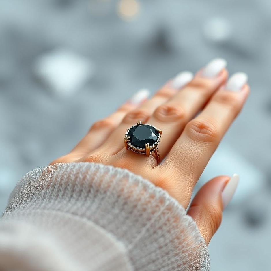 Dream : Buying a black stone ring in a dream