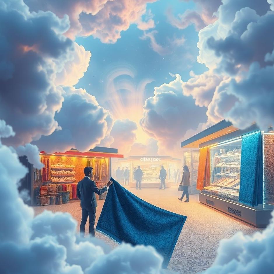 Dream : Buying a blue carpet in a dream