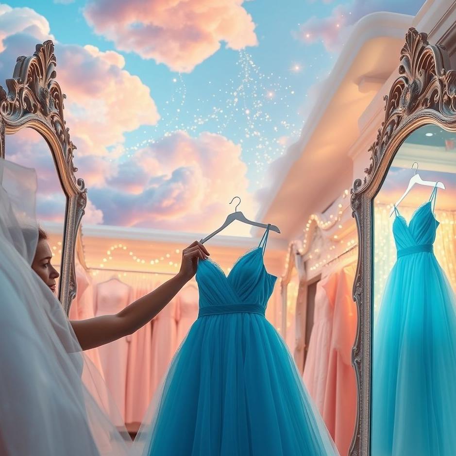 Dream : Buying a blue dress in a dream