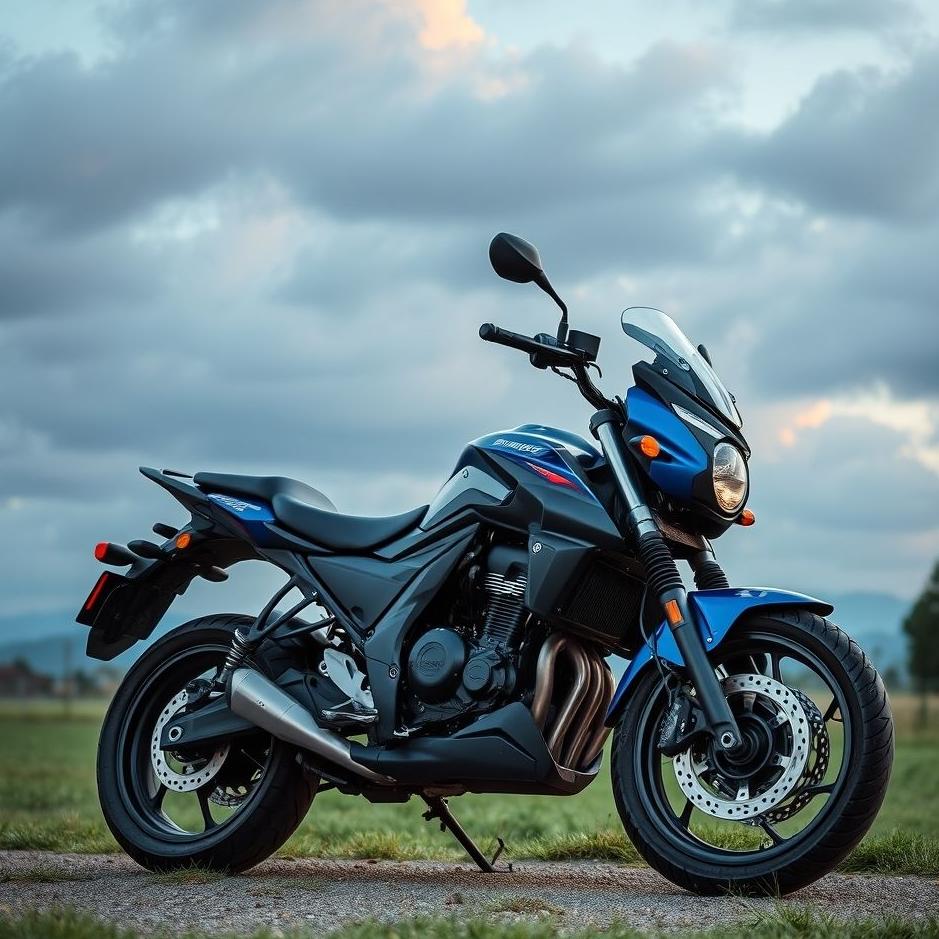 Dream : Buying a blue motorcycle in a dream