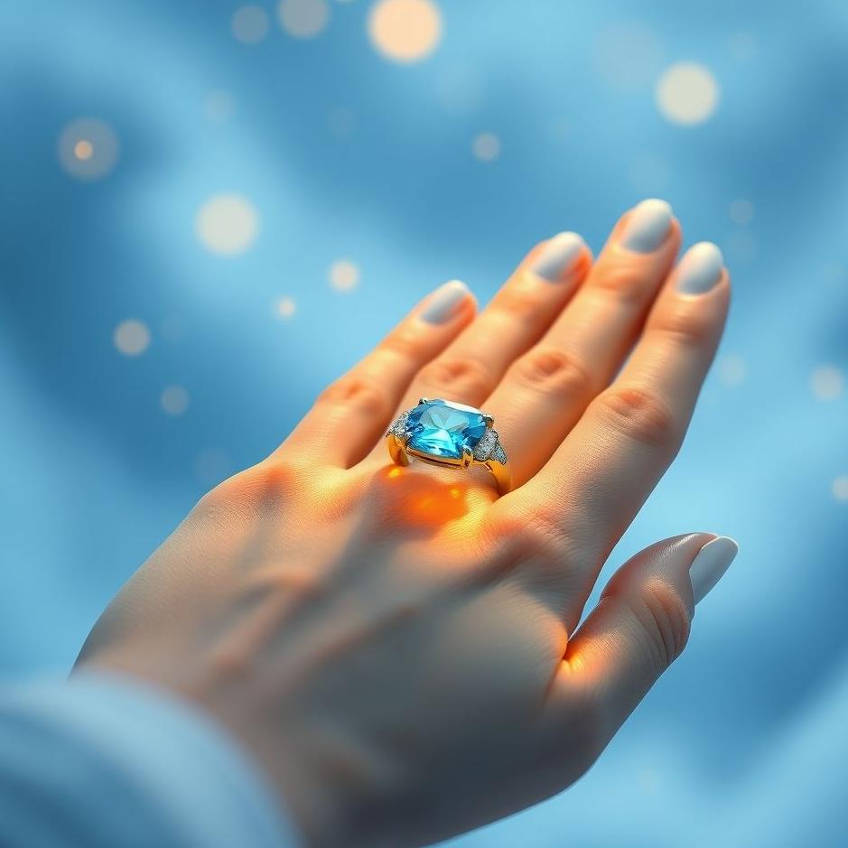 Dream : Buying a blue ring in a dream
