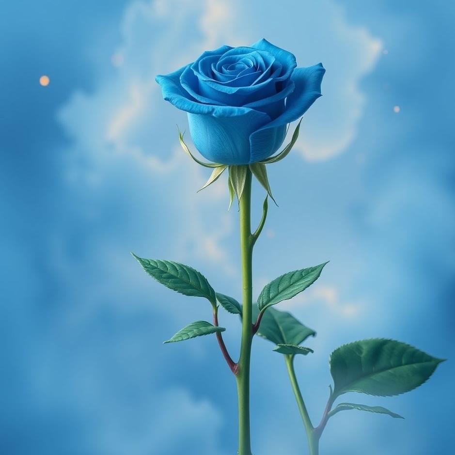Dream : Buying a blue rose in a dream