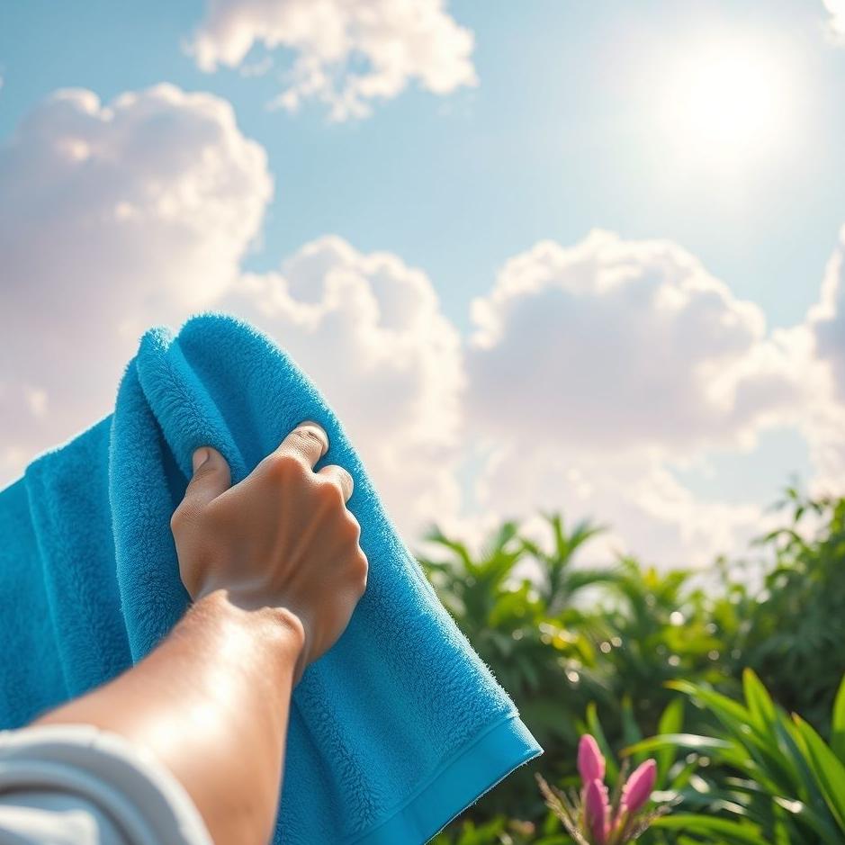 Dream : Buying a blue towel in a dream