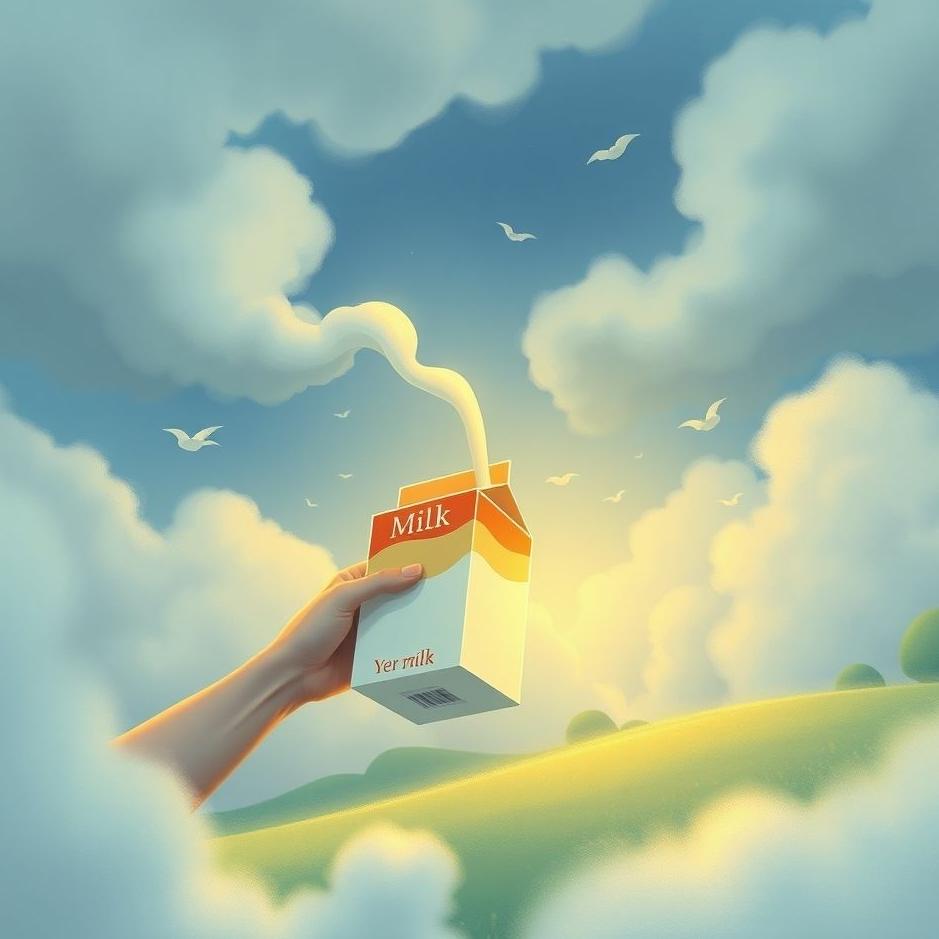 Dream : Buying a box of milk in a dream