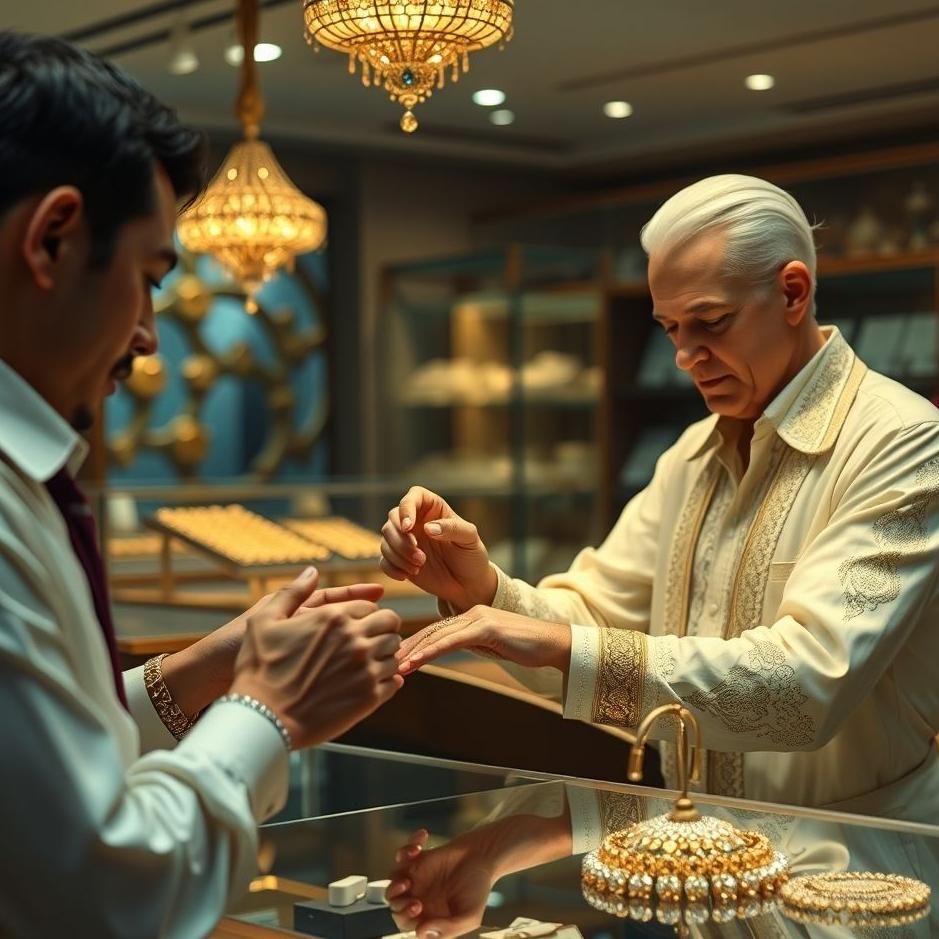 Dream : Buying a bracelet from a jeweler in a dream