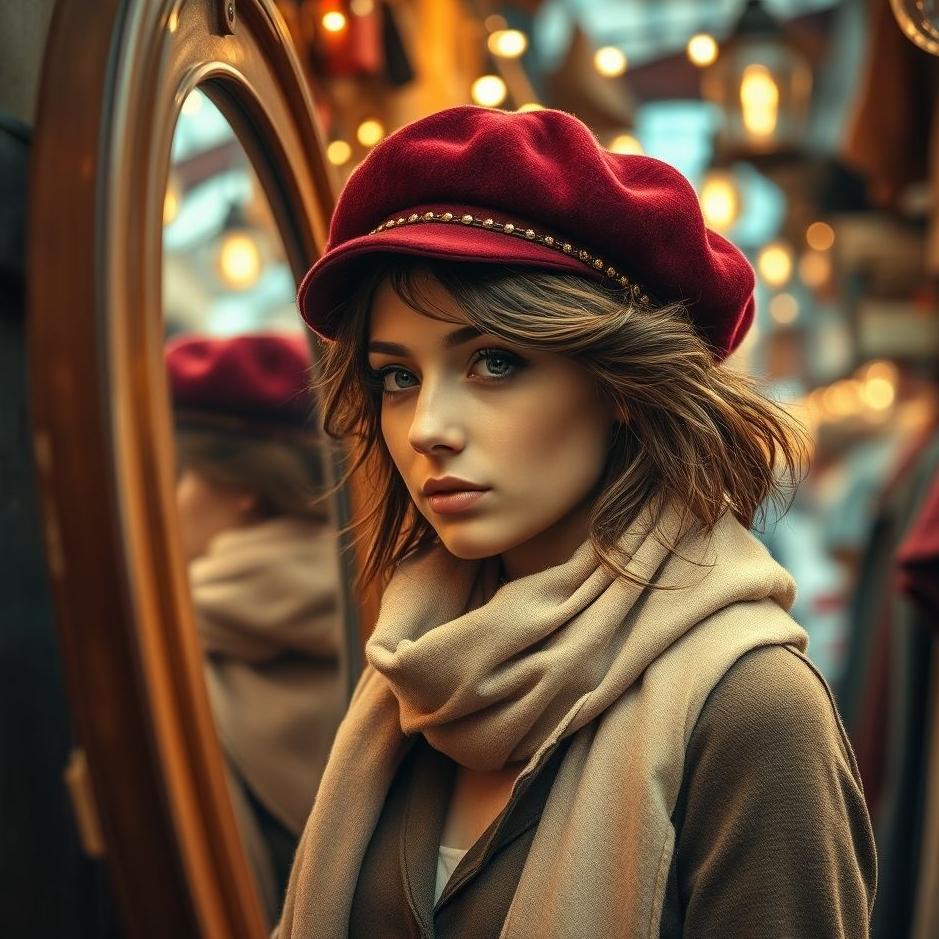 Dream : Buying a burgundy beret 