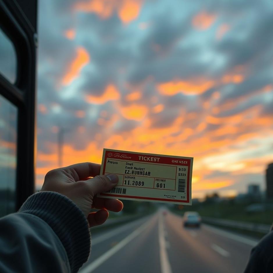 Dream : Buying a bus ticket in a dream