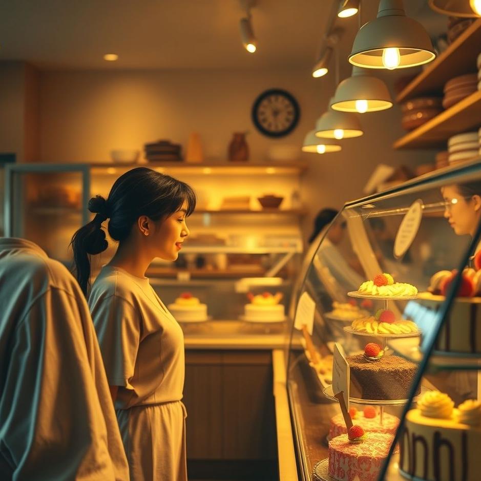 Dream : Buying a cake from a bakery in a dream