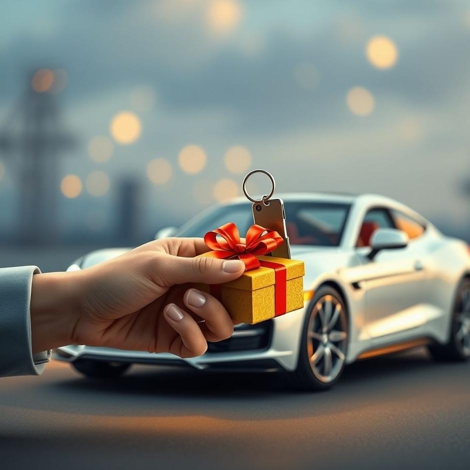 Dream : Buying a car key gift in the dream