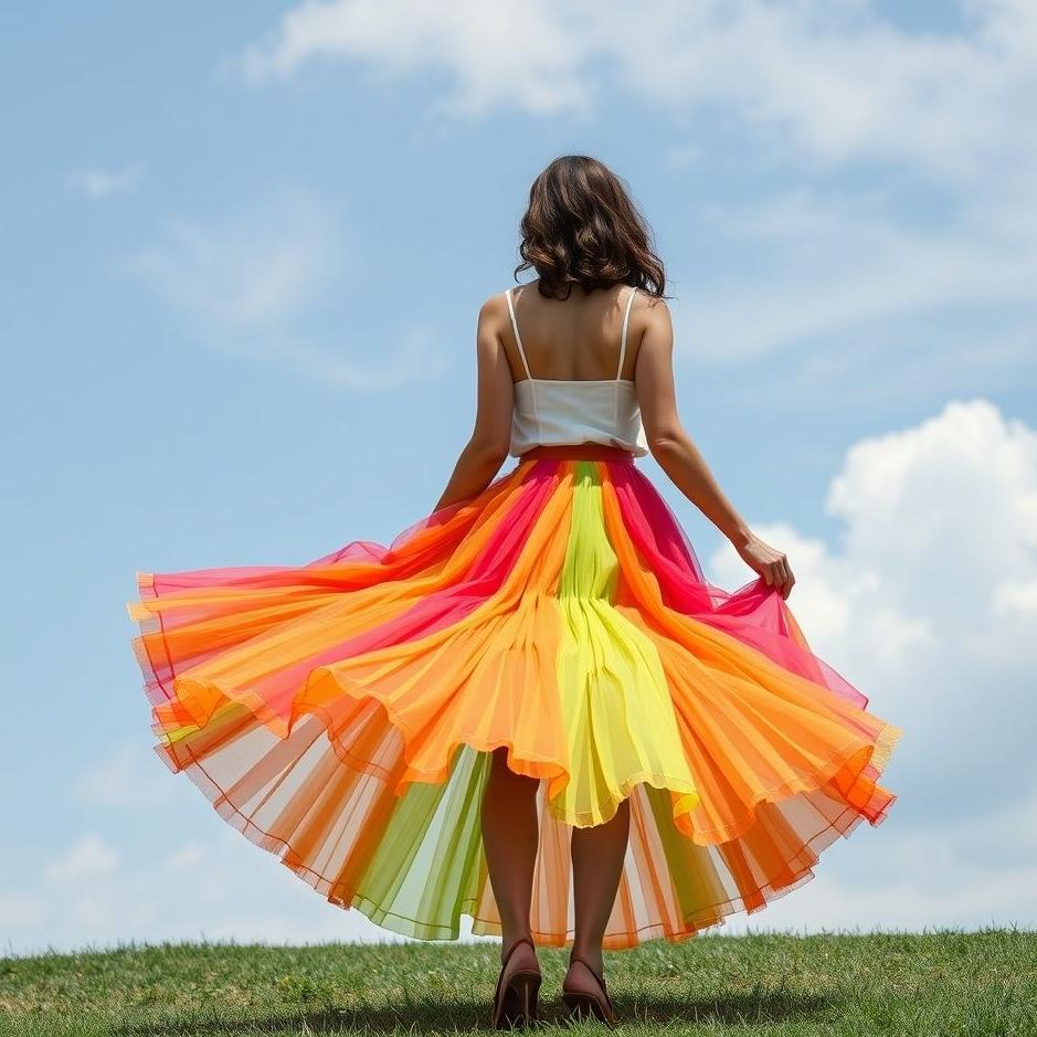 Dream : Buying a colorful skirt in your dream