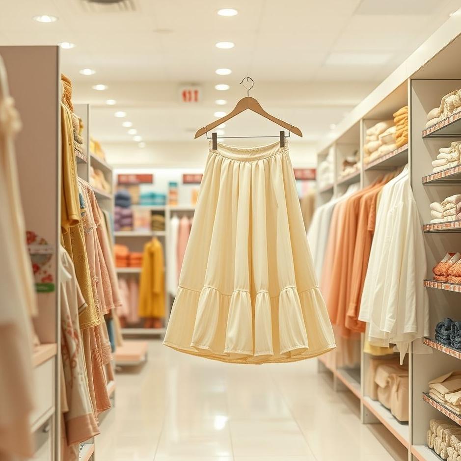 Dream : Buying a cream-colored skirt in a dream