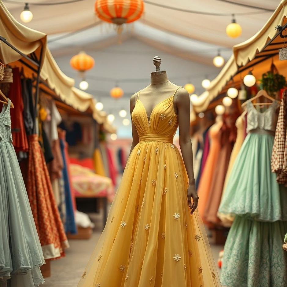 Dream : Buying a dress from the market in a dream