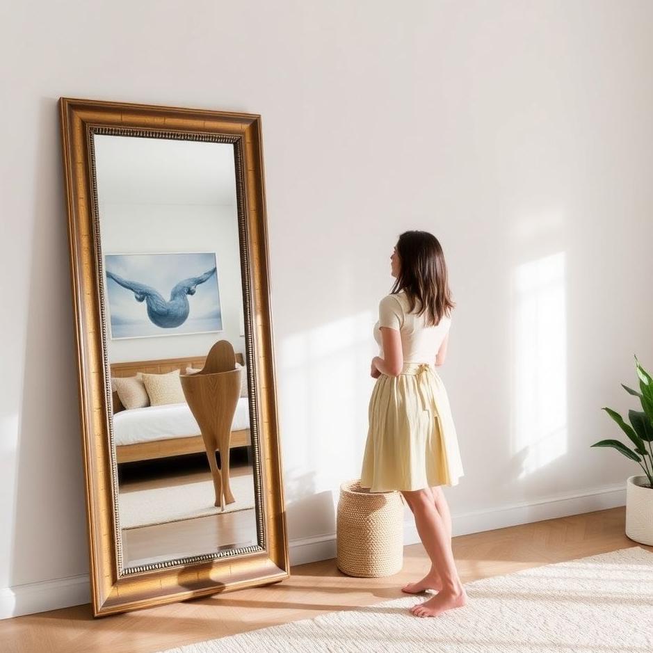 Dream : Buying a full-length mirror 