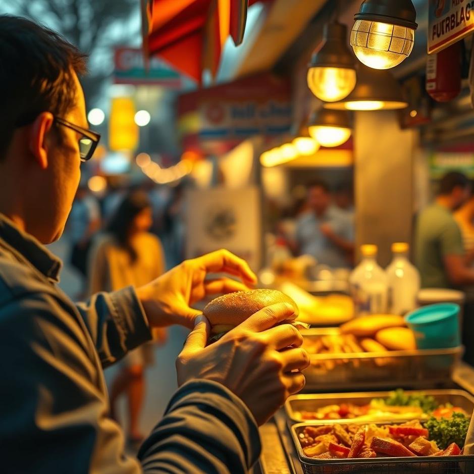 Dream : Buying a hamburger in a dream