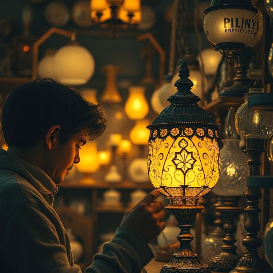 Dream : Buying a lamp in a dream