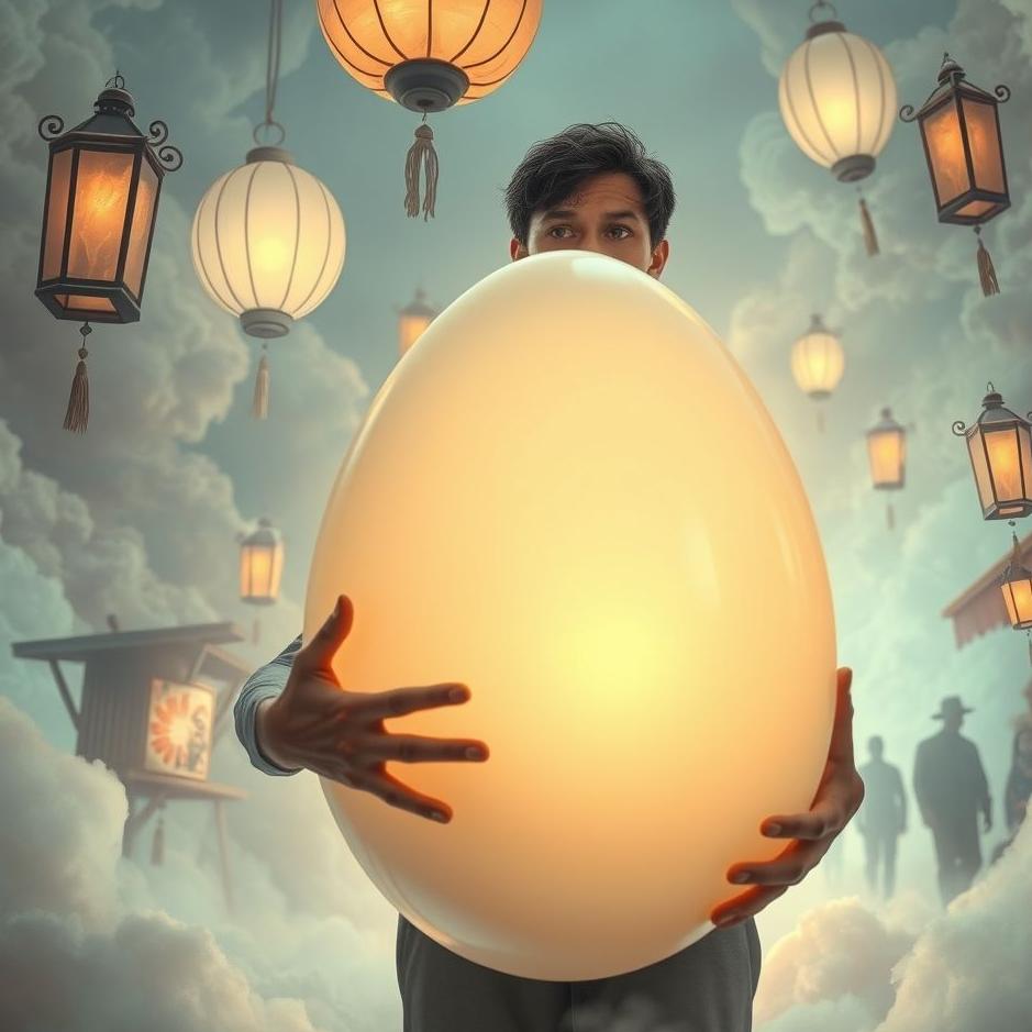 Dream : Buying a large egg in a dream